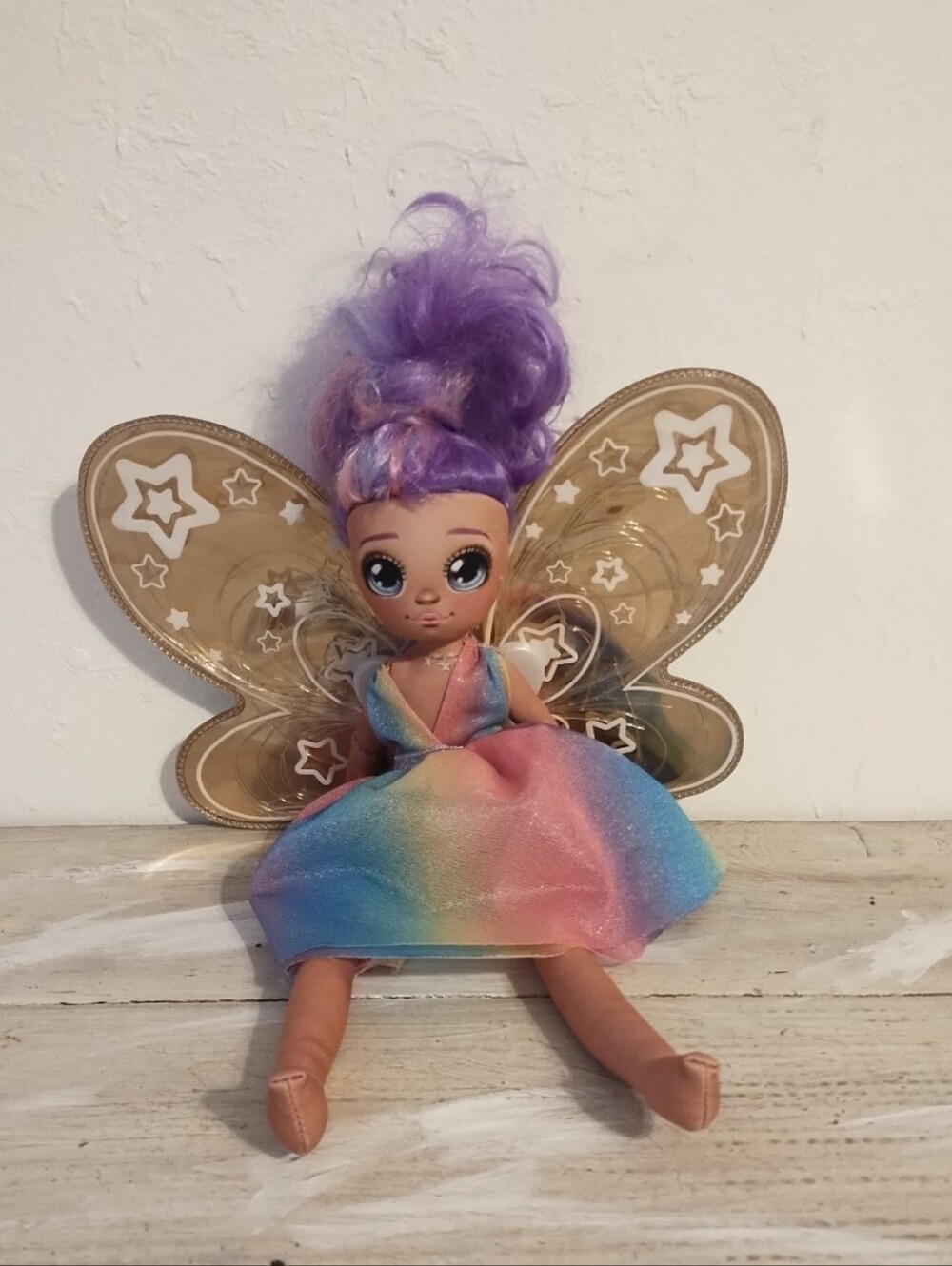 Dream Bright Stella Dream Seekers no Light Up doll fairy Glow Wings